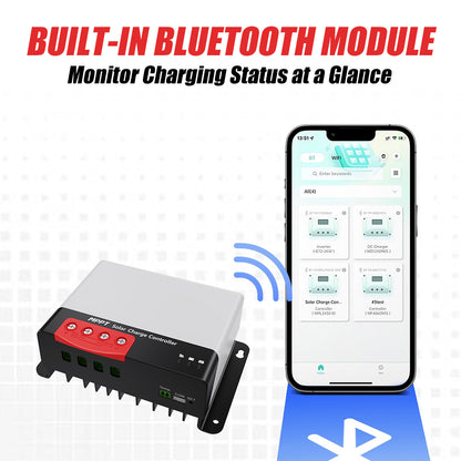 IRICO  20A/30A MPPT Solar Charge Controller – Efficient All-in-One Design, Supports Multiple Battery Types High Tracking Efficiency