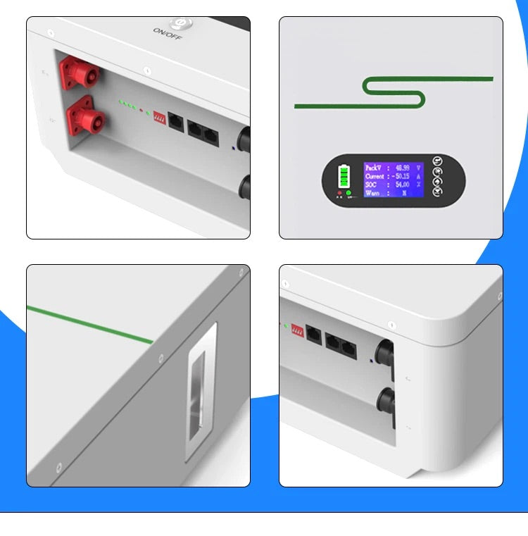 2.5KW IRICO Power Wall 51.2V Lifepo4 Home Energy Storage Unit