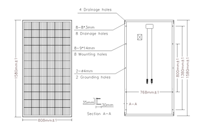 Irico 390W Mono-crystallion Solar Panels 390Watts (195W*2PCs)