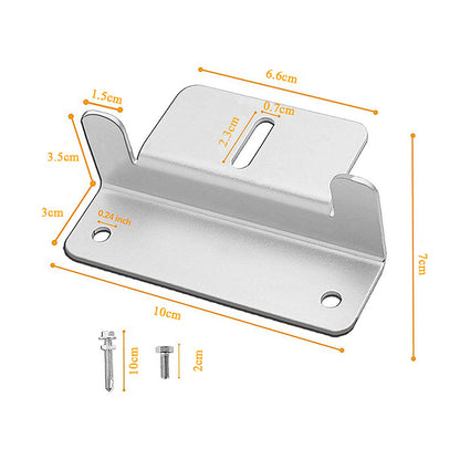 RV rooftop installation hardware set