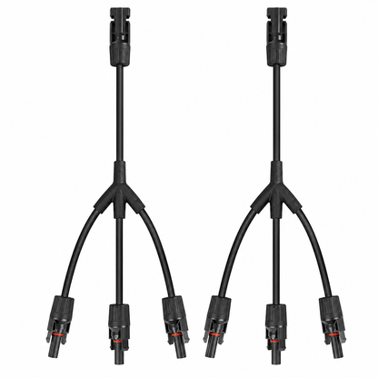 IRICOSOLAR 1t3 solar Y branch parallel connector cable kit