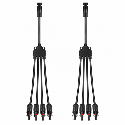 IRICOSOLAR 1t4 solar Y branch parallel connector cable kit