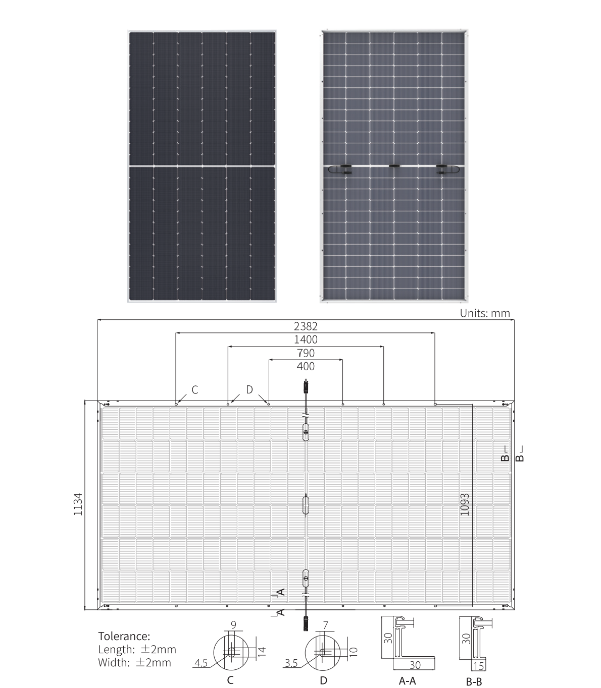 LONGi Hi-MO 7 LR7-72HGD-605M 605W N-Type TOPCon Bifacial Solar Module (72-Cell, 30mm Frame)