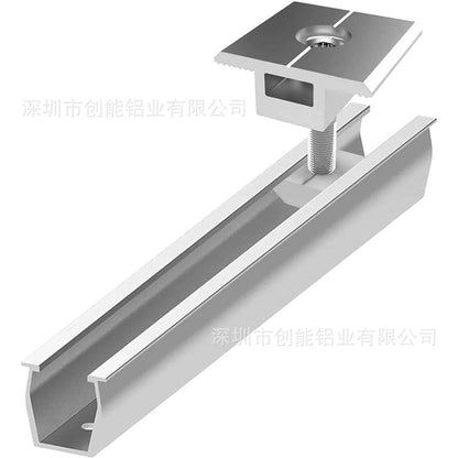 Solar Panel installation Rail & Clamps